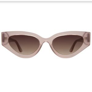 Illesteva Mary Lou 51 Sunglasses (Thistle/Brown Flat Gradient)